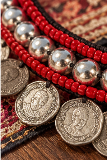 Hmong Nomad Coin Choker
