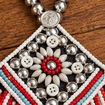 Chiang Mai Tribal Diamond  Necklace