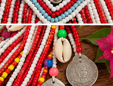 Chiang Mai Tribal Diamond  Necklace