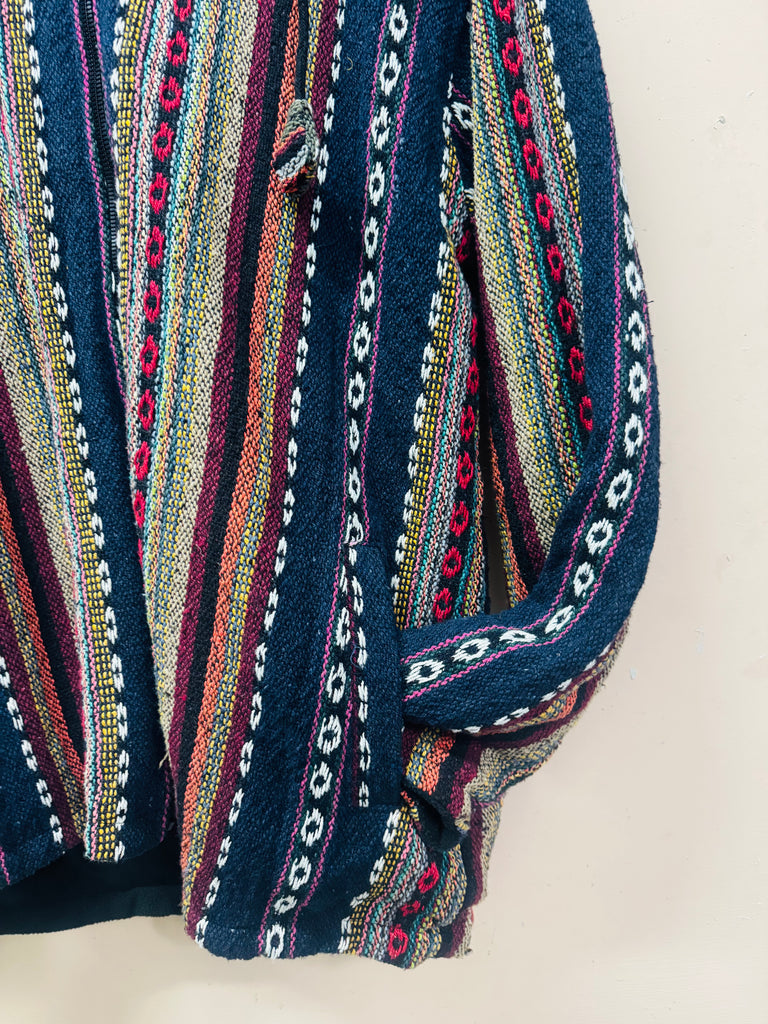 Hippie Woven Zipped Fleece Jacket XXXL