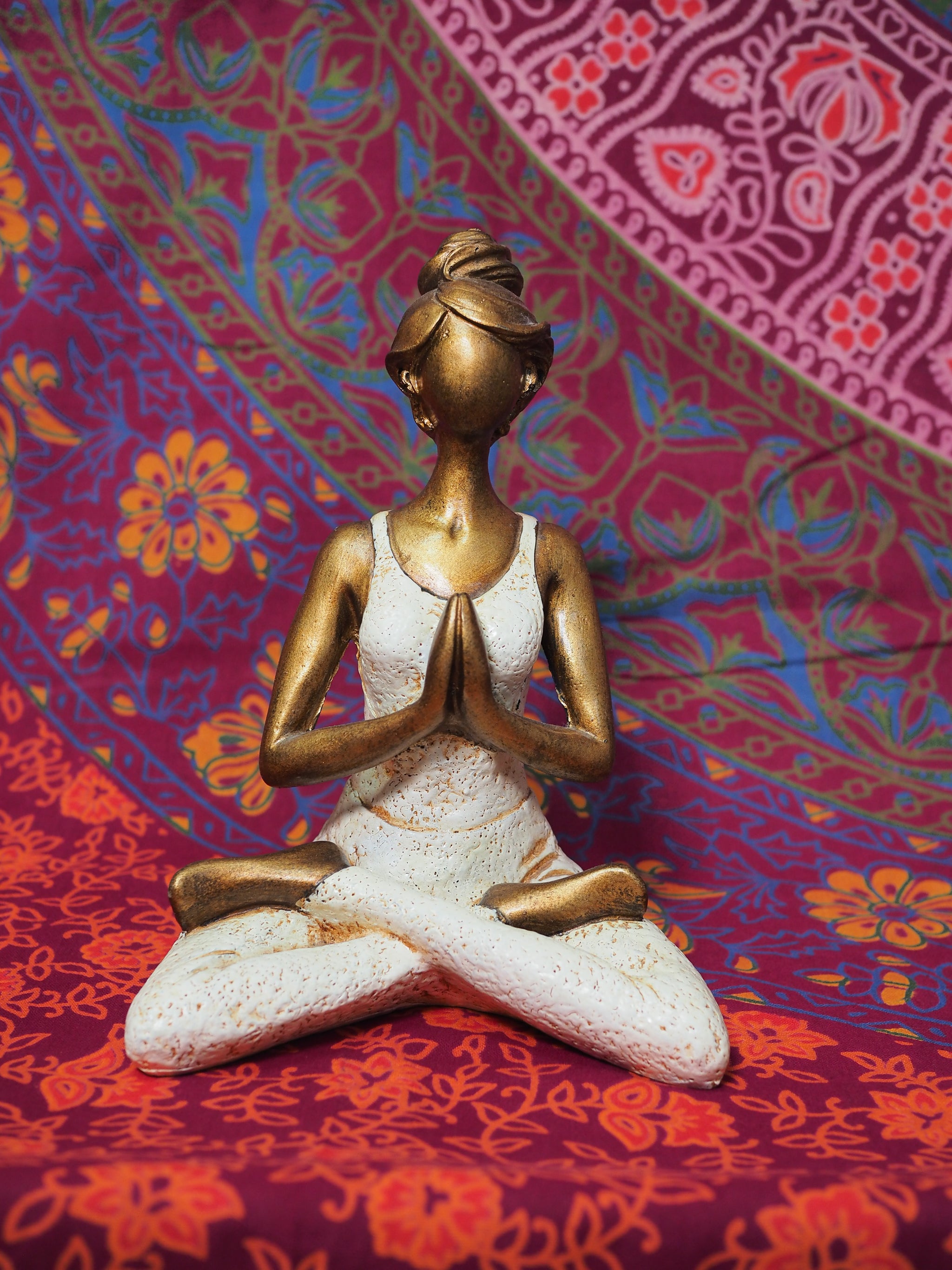 Lotus Pose Yoga Woman (Medium)