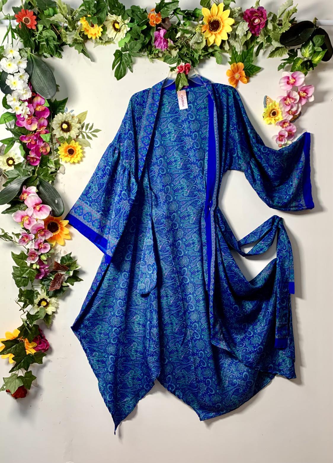 Sunmoon-Silk Butterfly Kimono