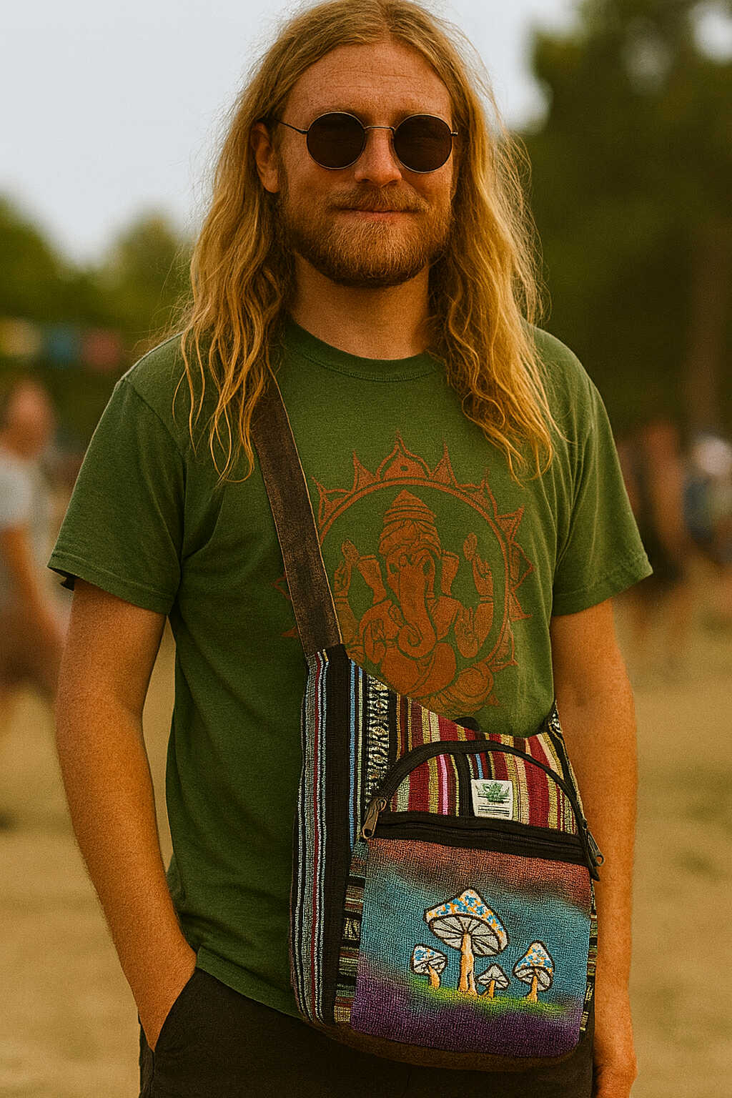 Hemp Mushie Slingbag Large
