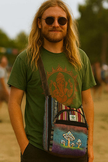 Hemp Mushie Slingbag Large