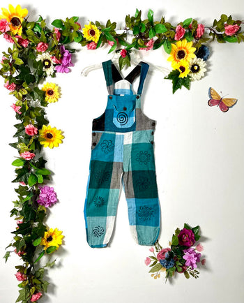 Kiddie Boho Dungarees MED