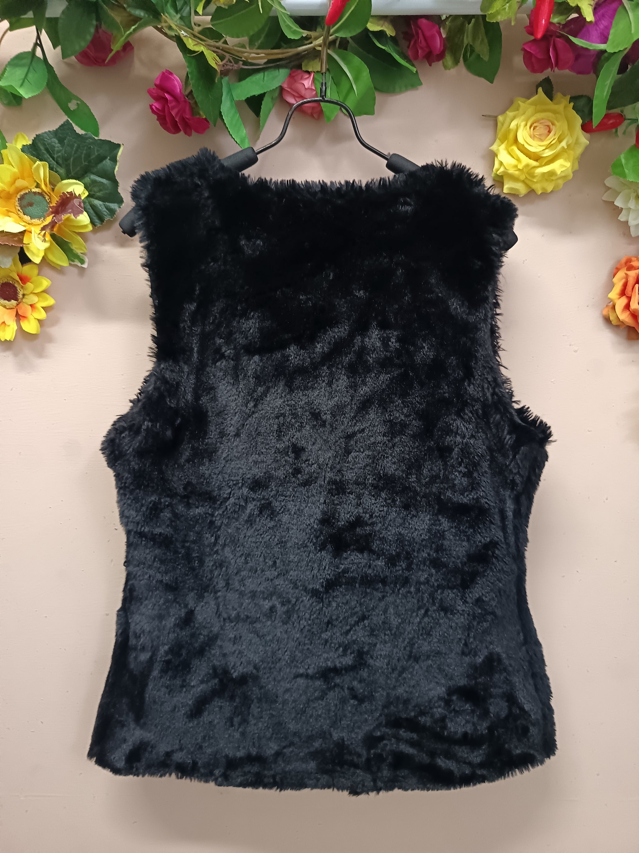 Midnight Luxe Fur Vest