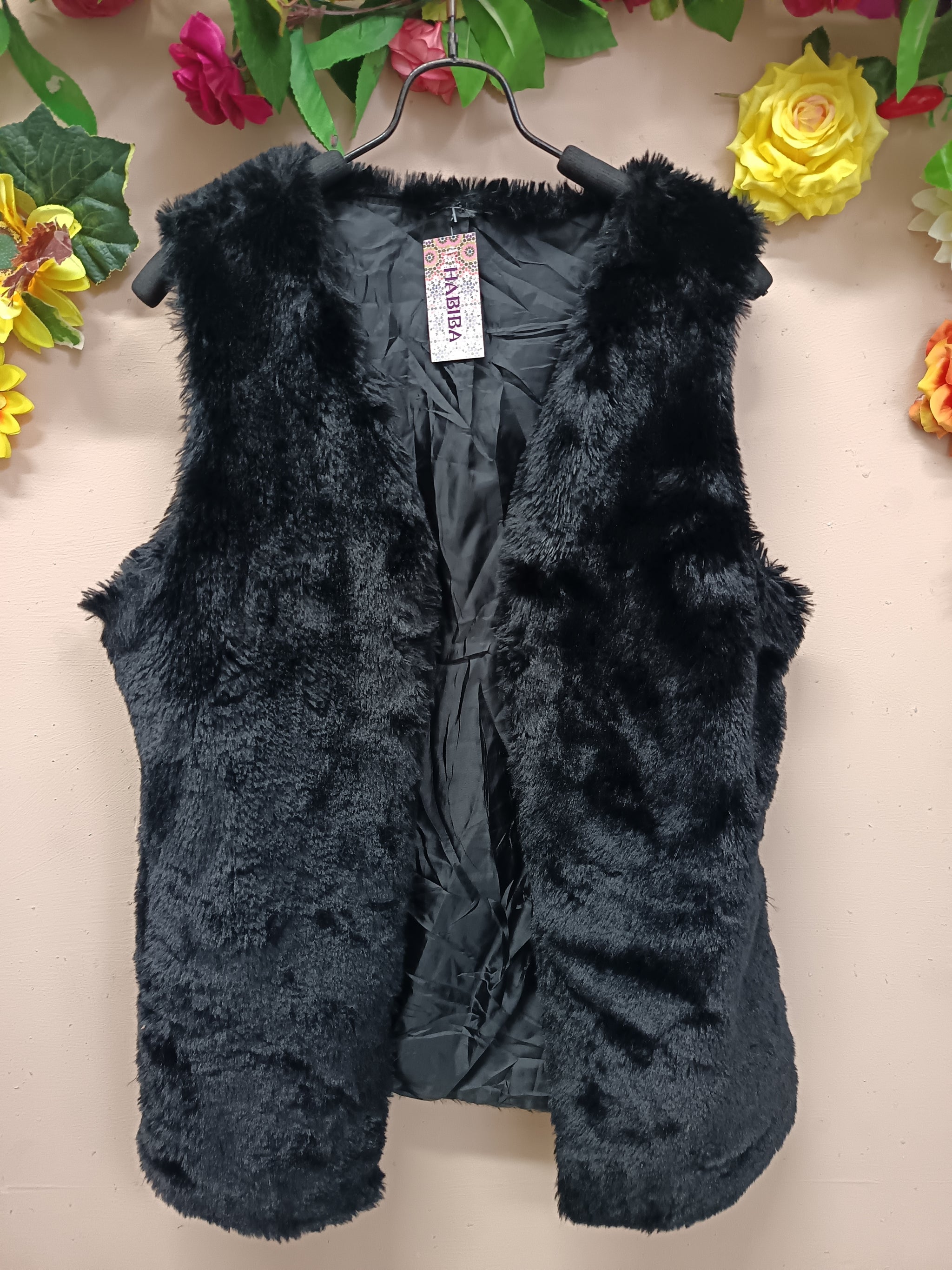 Midnight Luxe Fur Vest