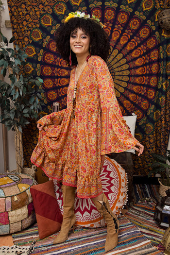 Sunmoon Long-Sleeve Angel Dress