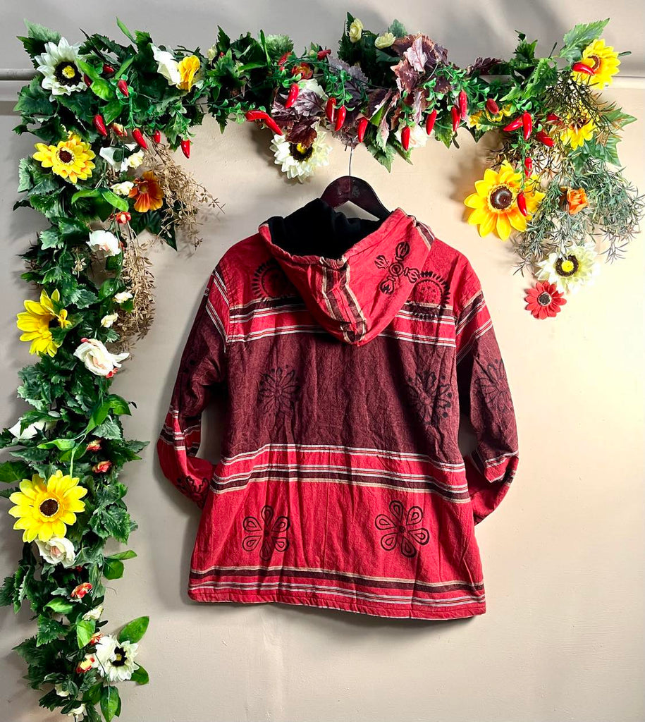 Hooded Sharma Fleece Jacket M/L