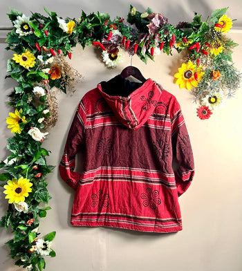 Hooded Sharma Fleece Jacket M/L