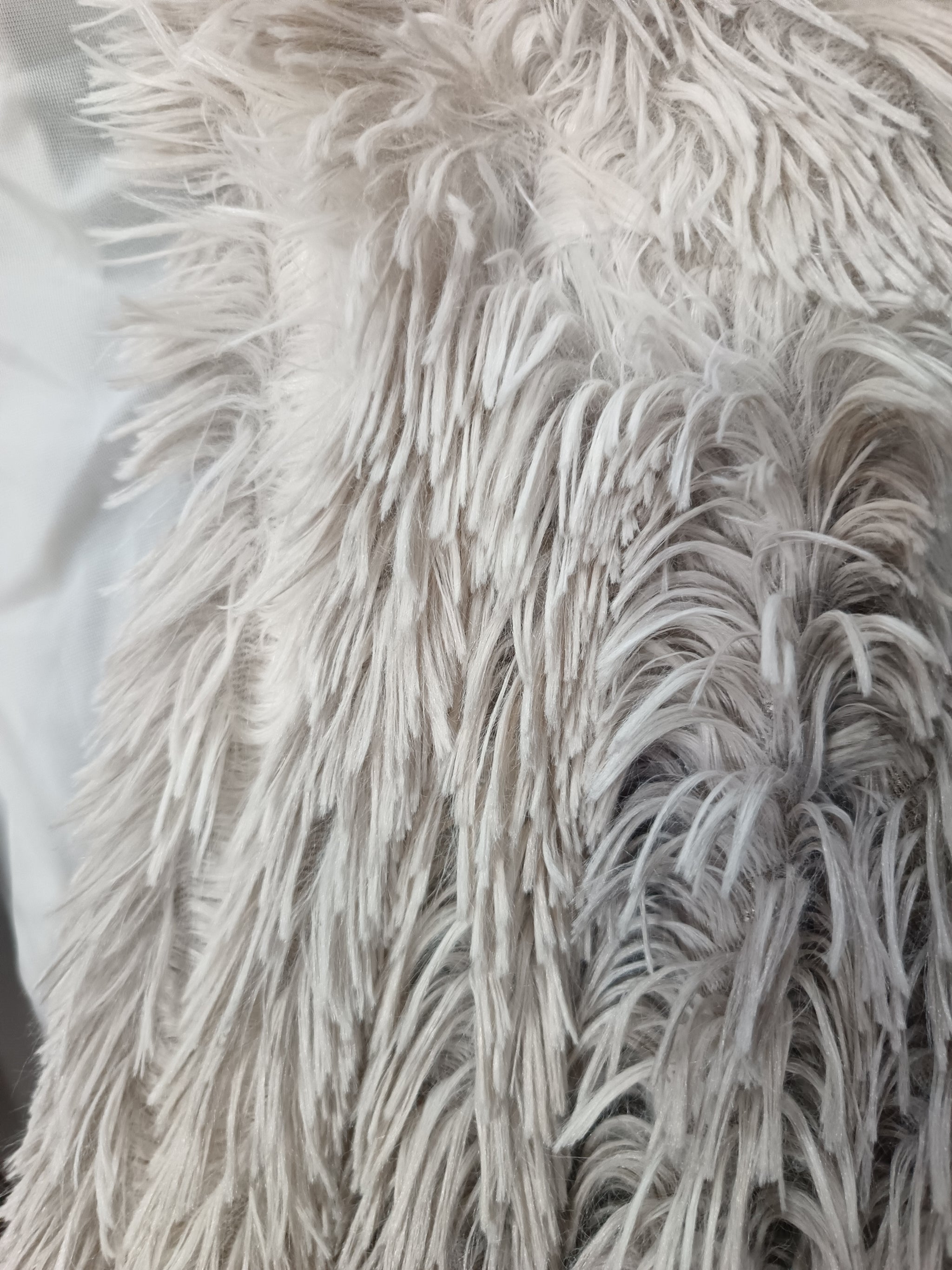Silver Mist Faux Fur Jacket