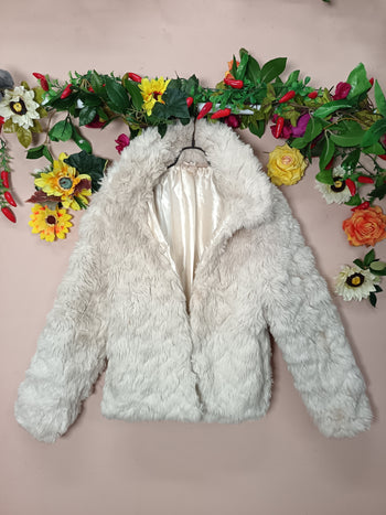 Snow Cloud Faux Fur Bunny Jacket