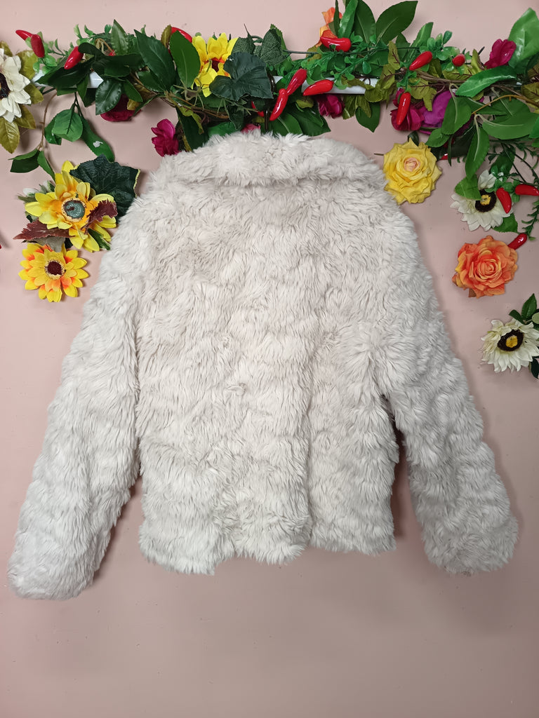 Snow Cloud Faux Fur Bunny Jacket