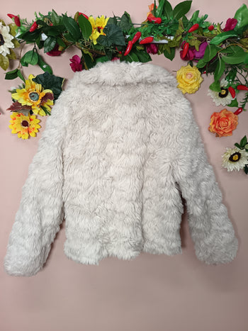 Snow Cloud Faux Fur Bunny Jacket