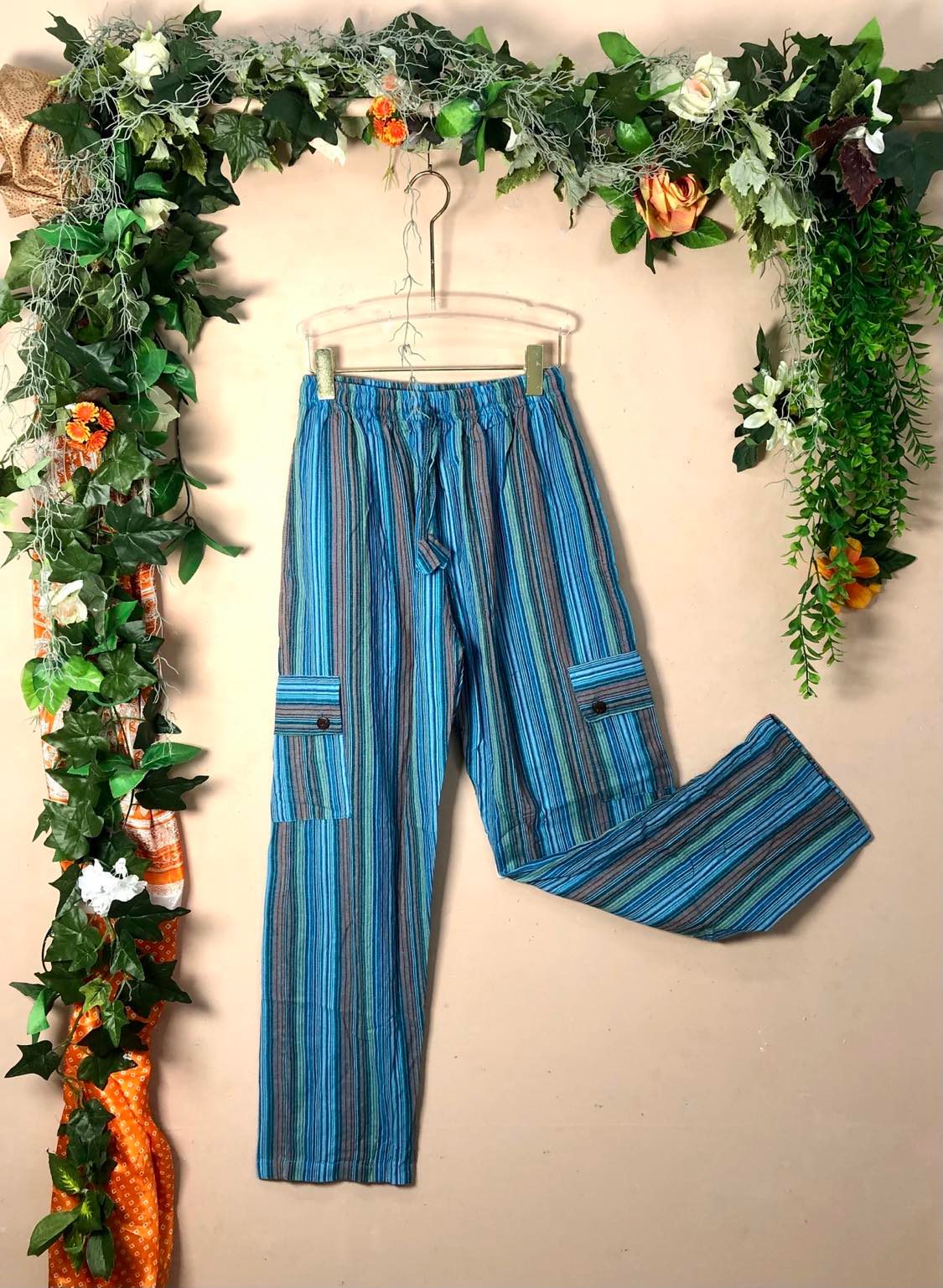 Kurtha Striped Chill Pants - LARGE