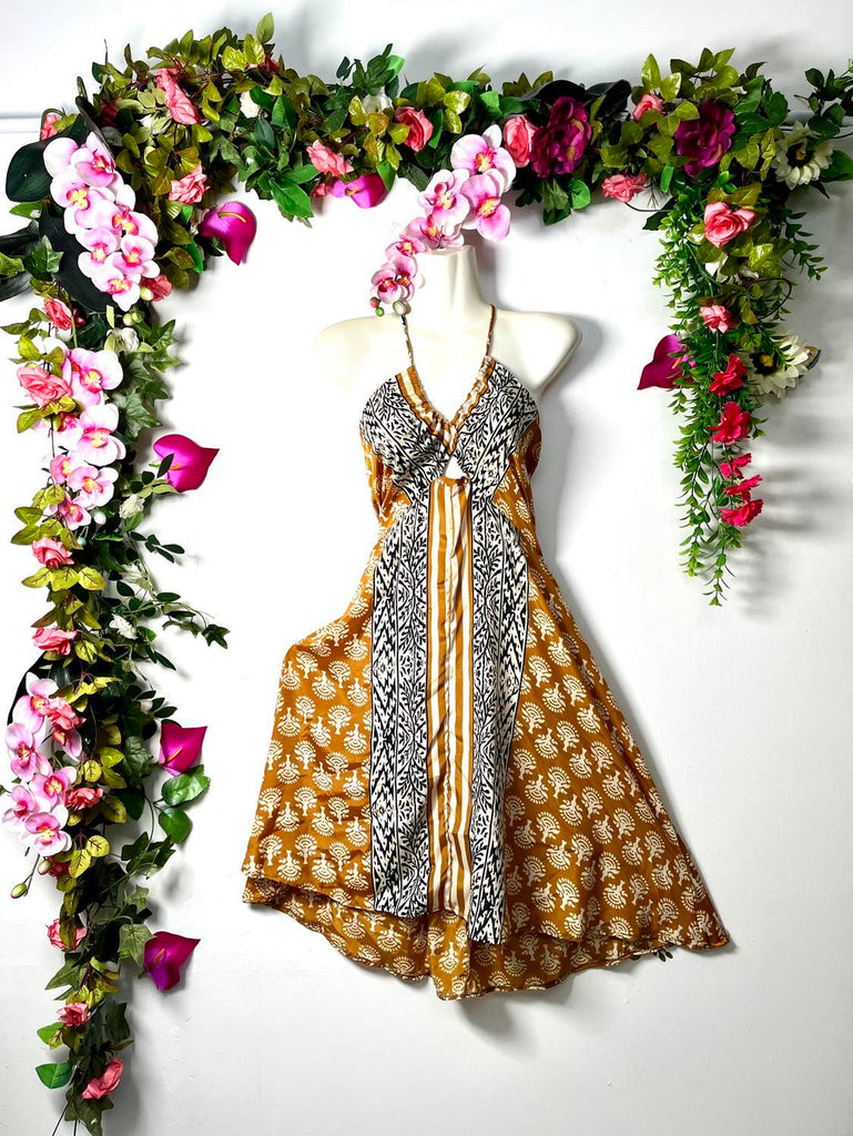 Follow Your Soul Short Wrap Dress
