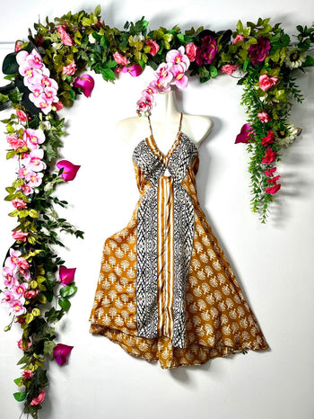 Follow Your Soul Short Wrap Dress