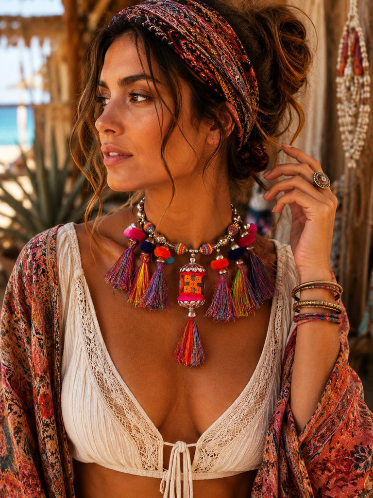 Gypsy Soul Tassel Choker