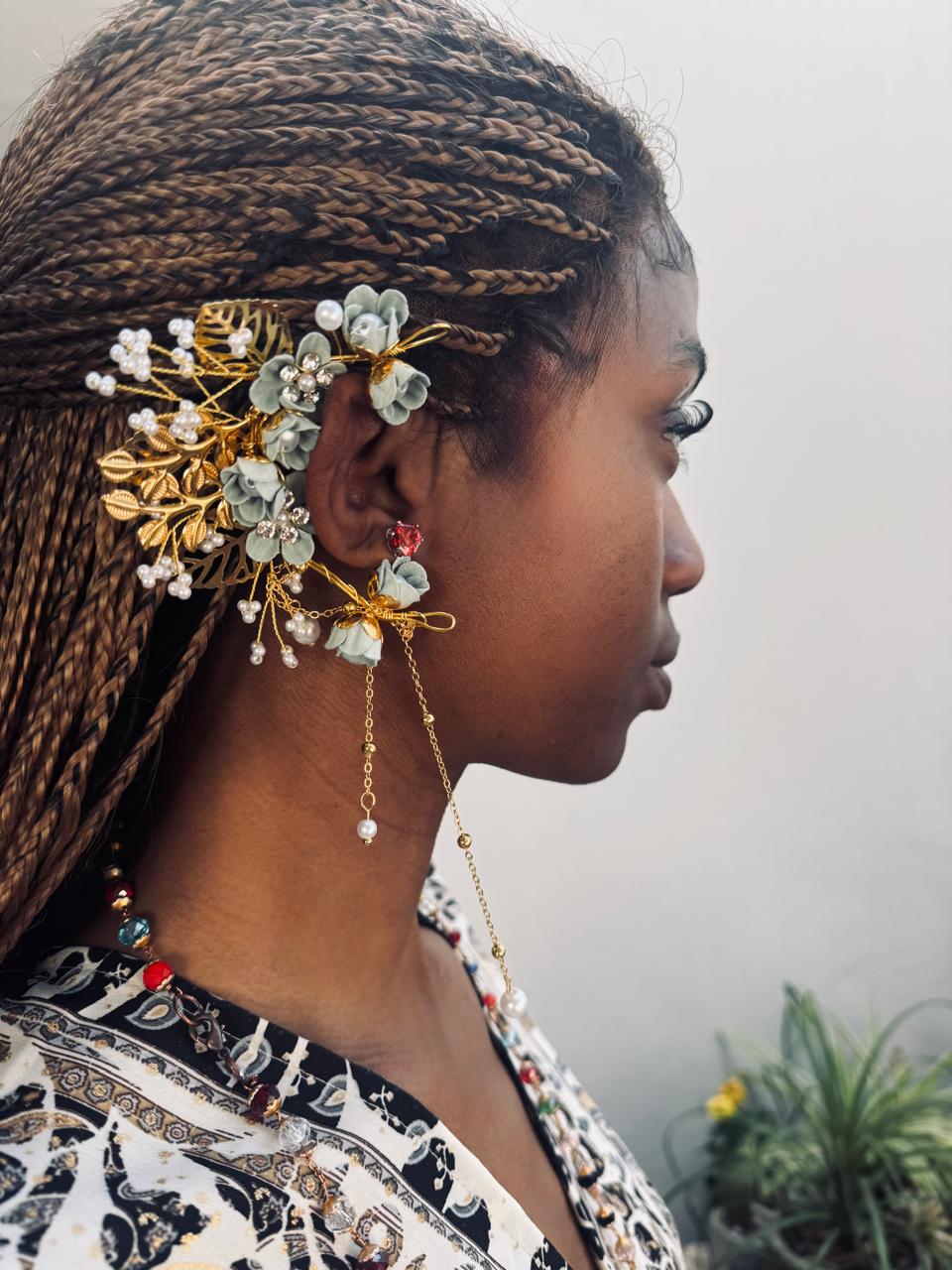 Festival  Garden Ear Cuffs
