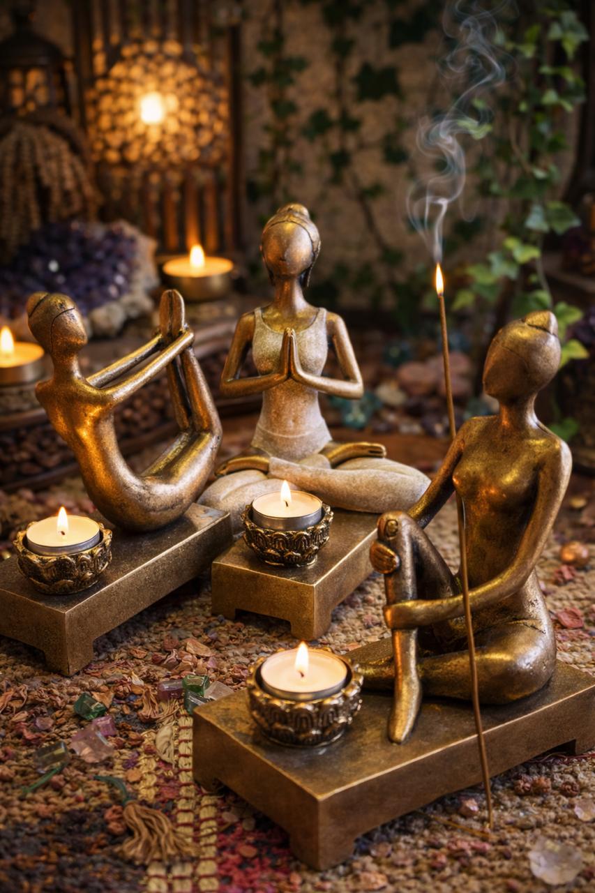 Sacred Flow Yoga Tealight Candle