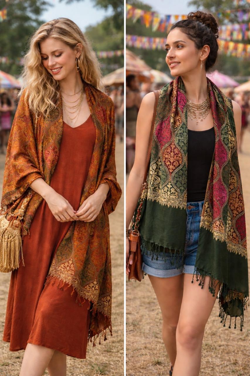 Maharani Embroidered Stoles