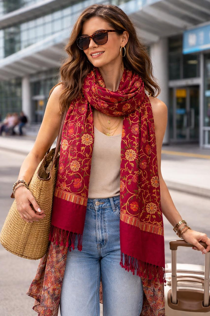 Kashmiri Garden Vine Stole