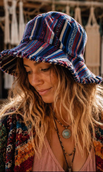 Himalayan Frayed Hemp Hat