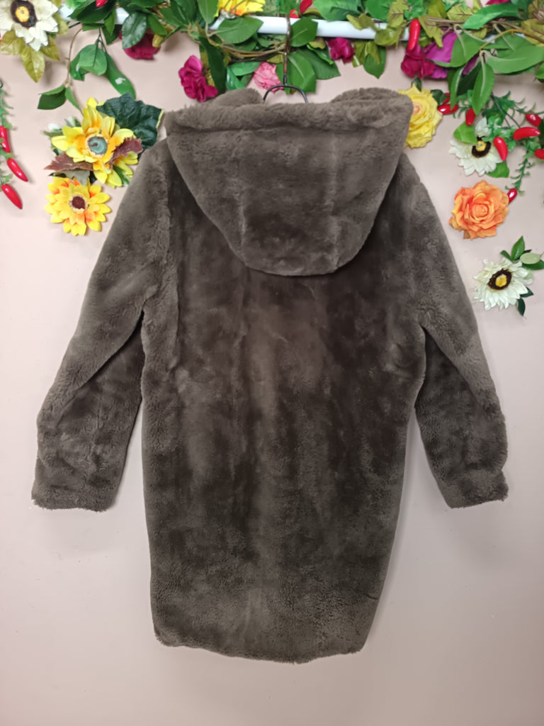 Woodland Luxe Faux Fur Coat