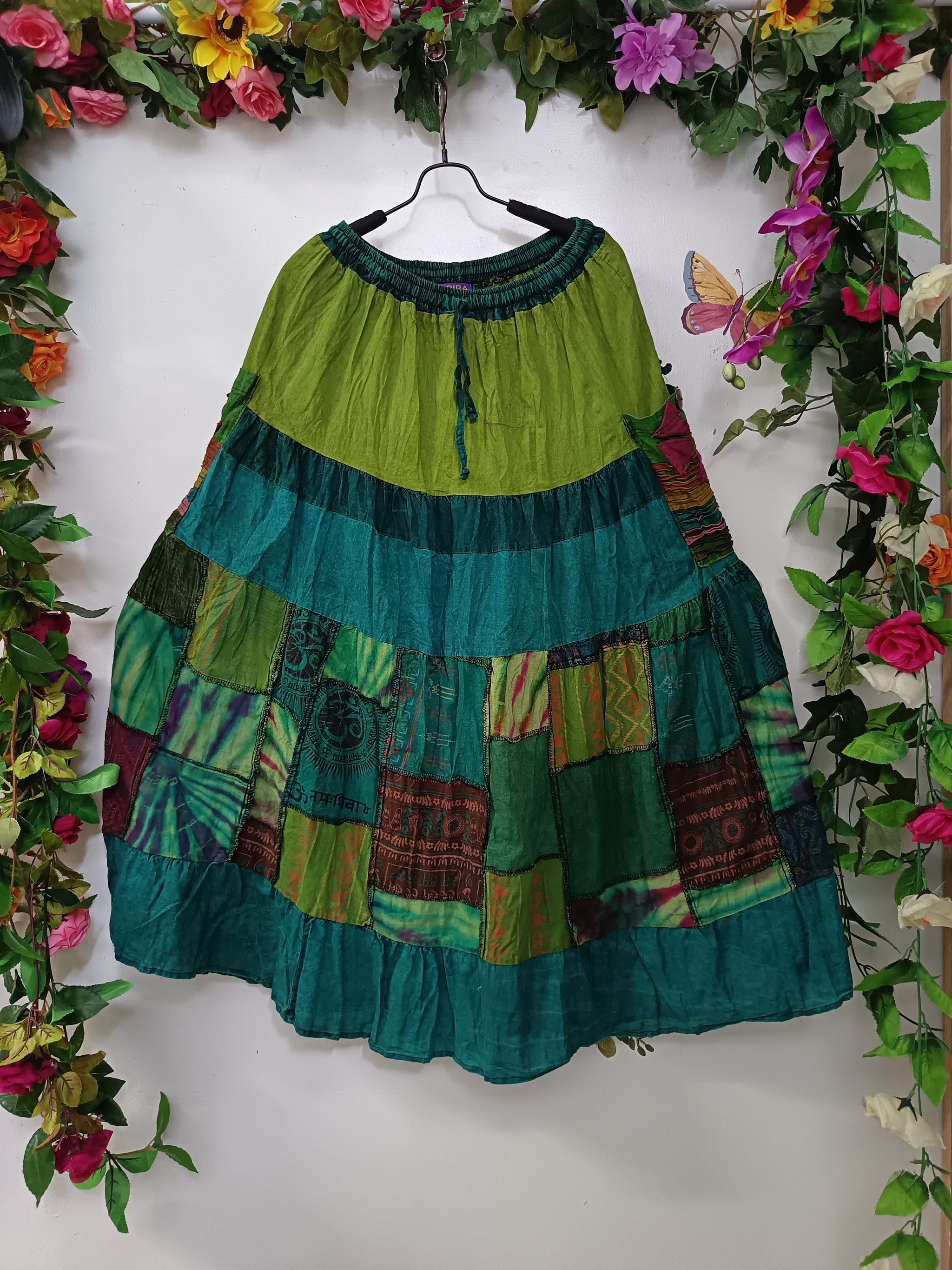 Cotton Patchwork Gypsy Skirts