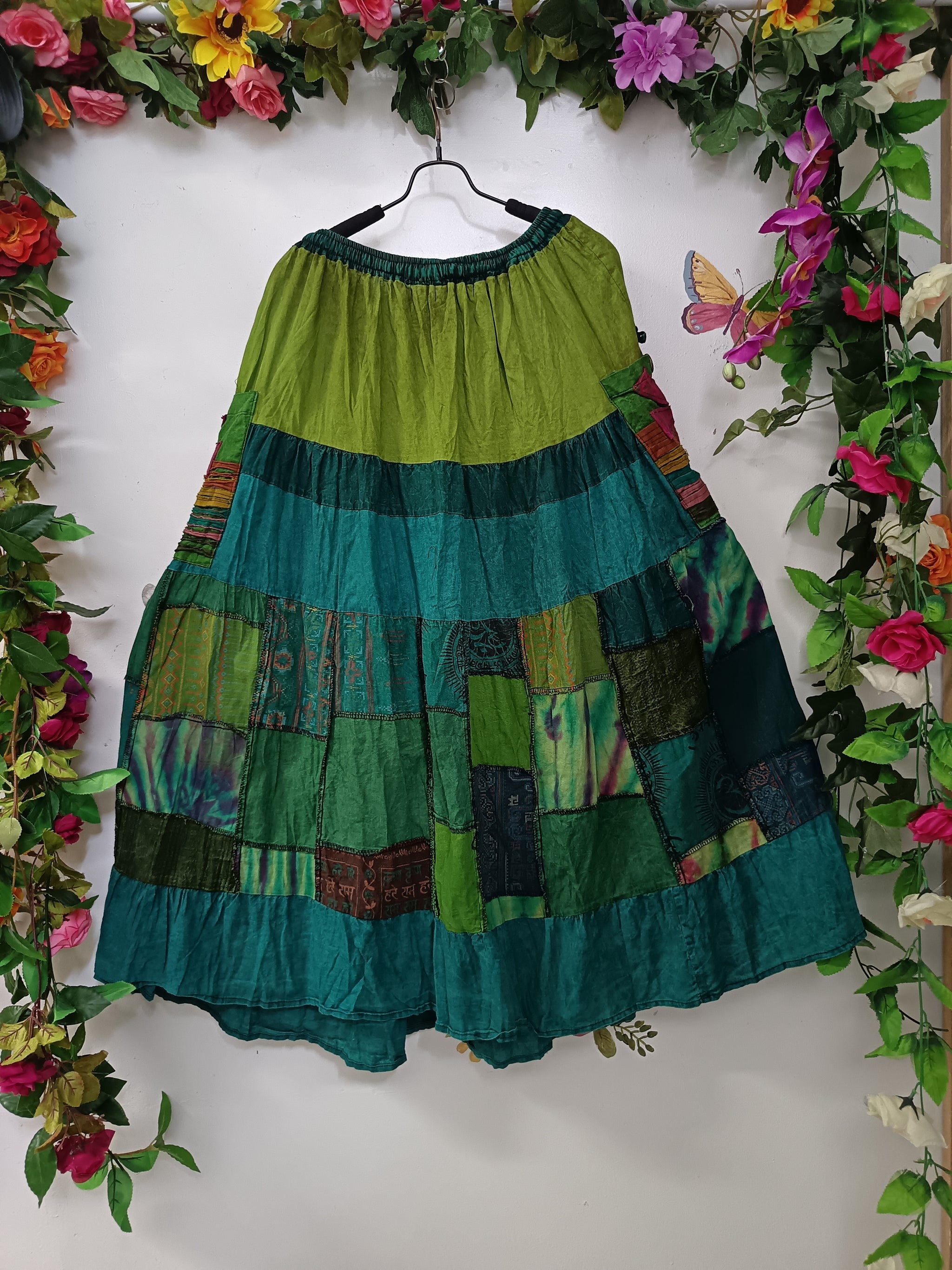Cotton Patchwork Gypsy Skirts