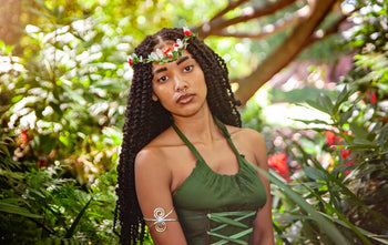 Silver Spiral Arm Bangle