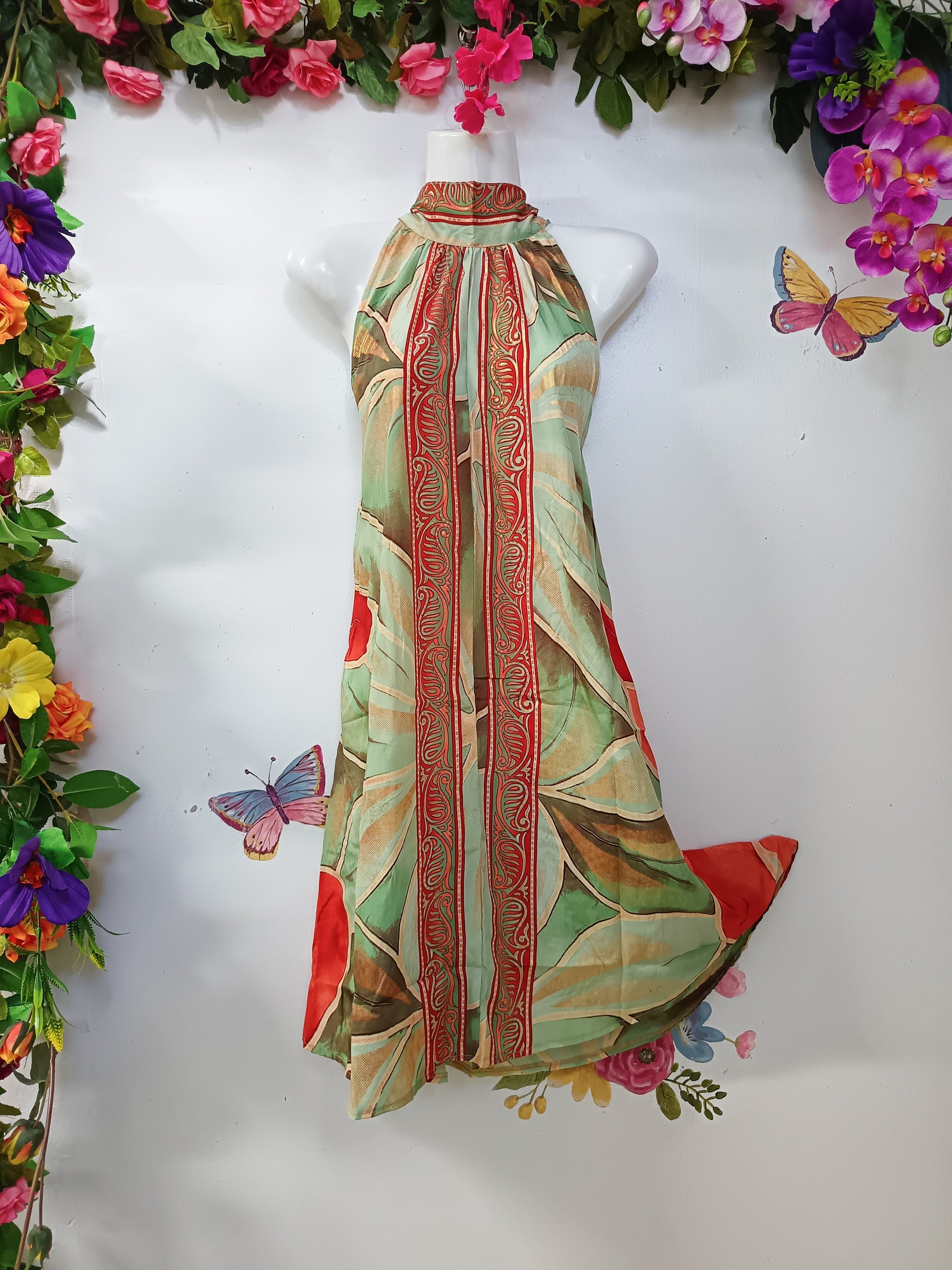 Silk & Soul Midi Muse Halter Dress