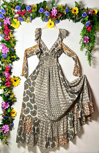 Summer Silk Gypsy Dress