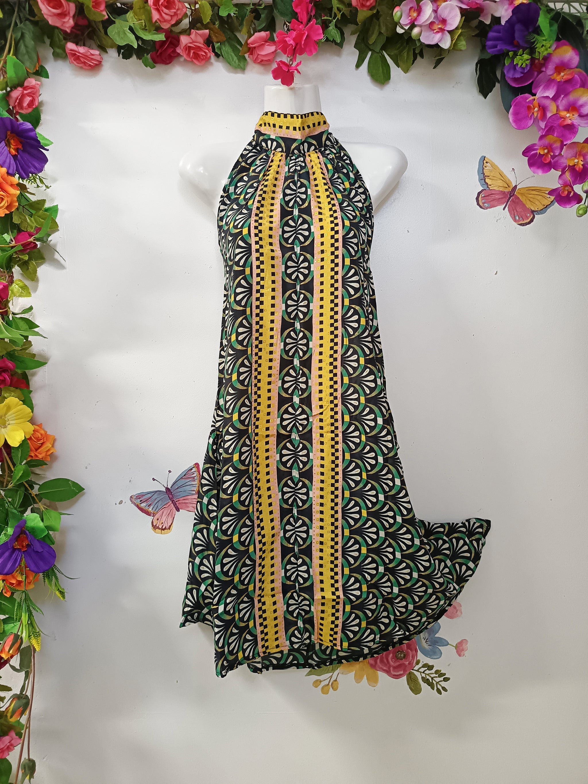 Silk & Soul Midi Muse Halter Dress