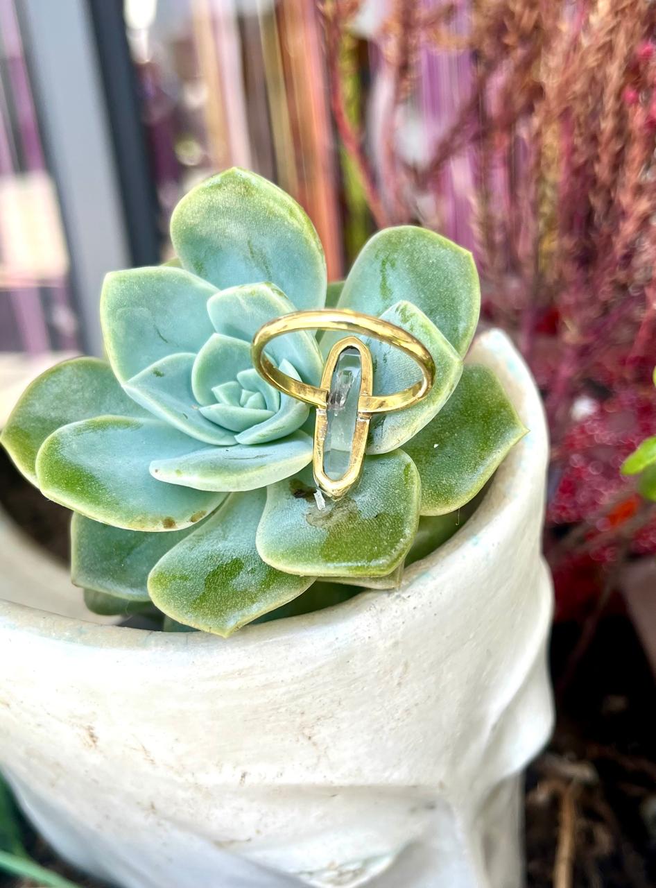 Crystal Bar Ring