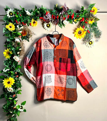 Block Print Kurtha Shirt