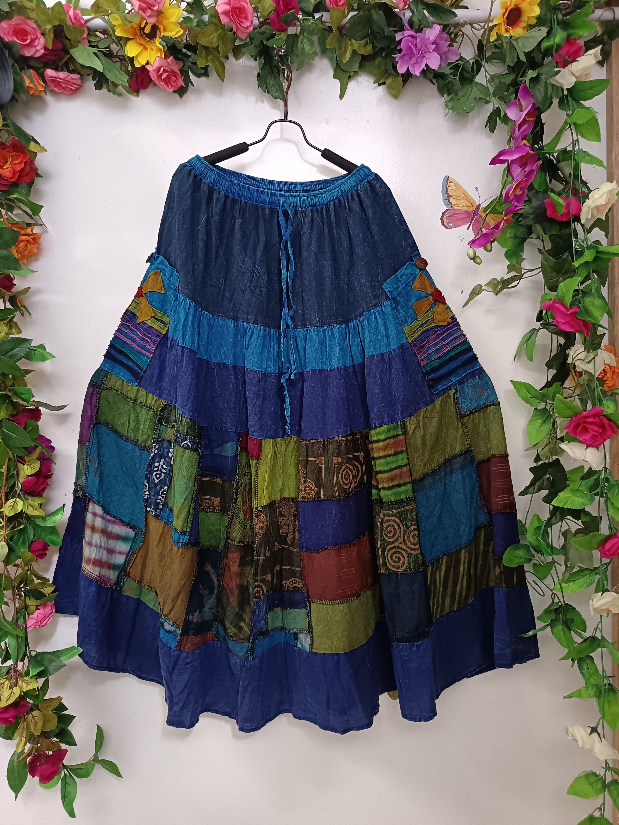 Cotton Patchwork Gypsy Skirts