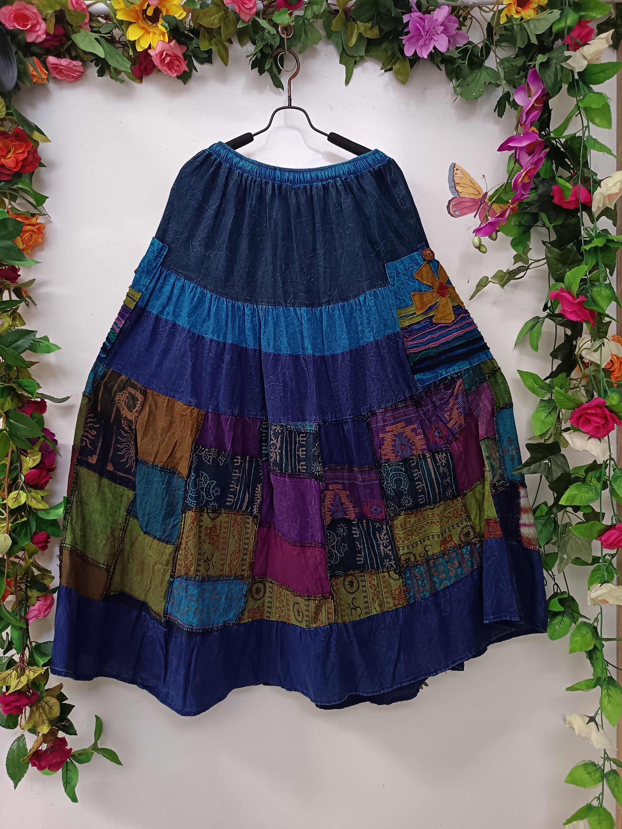 Cotton Patchwork Gypsy Skirts