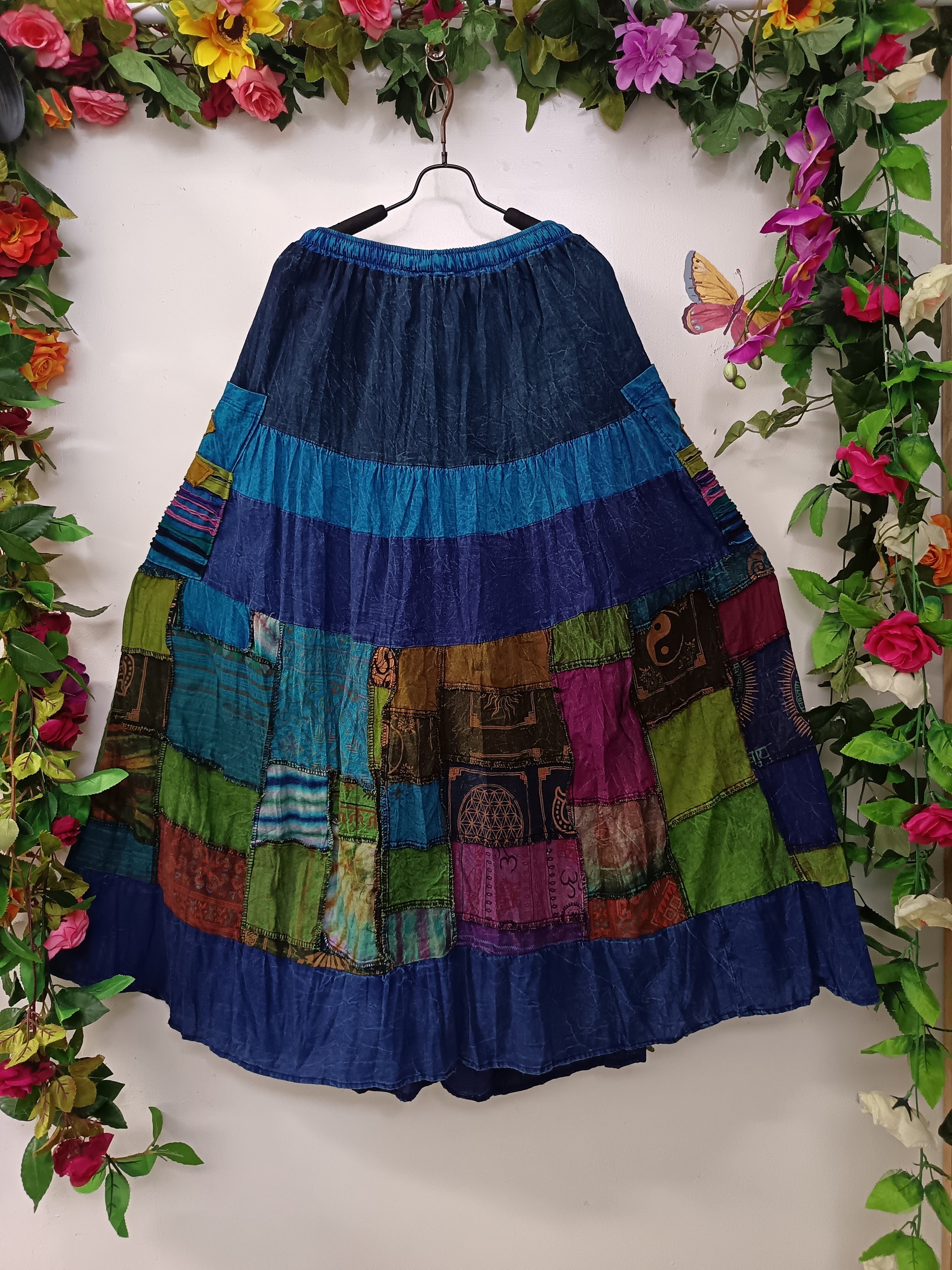 Cotton Patchwork Gypsy Skirts