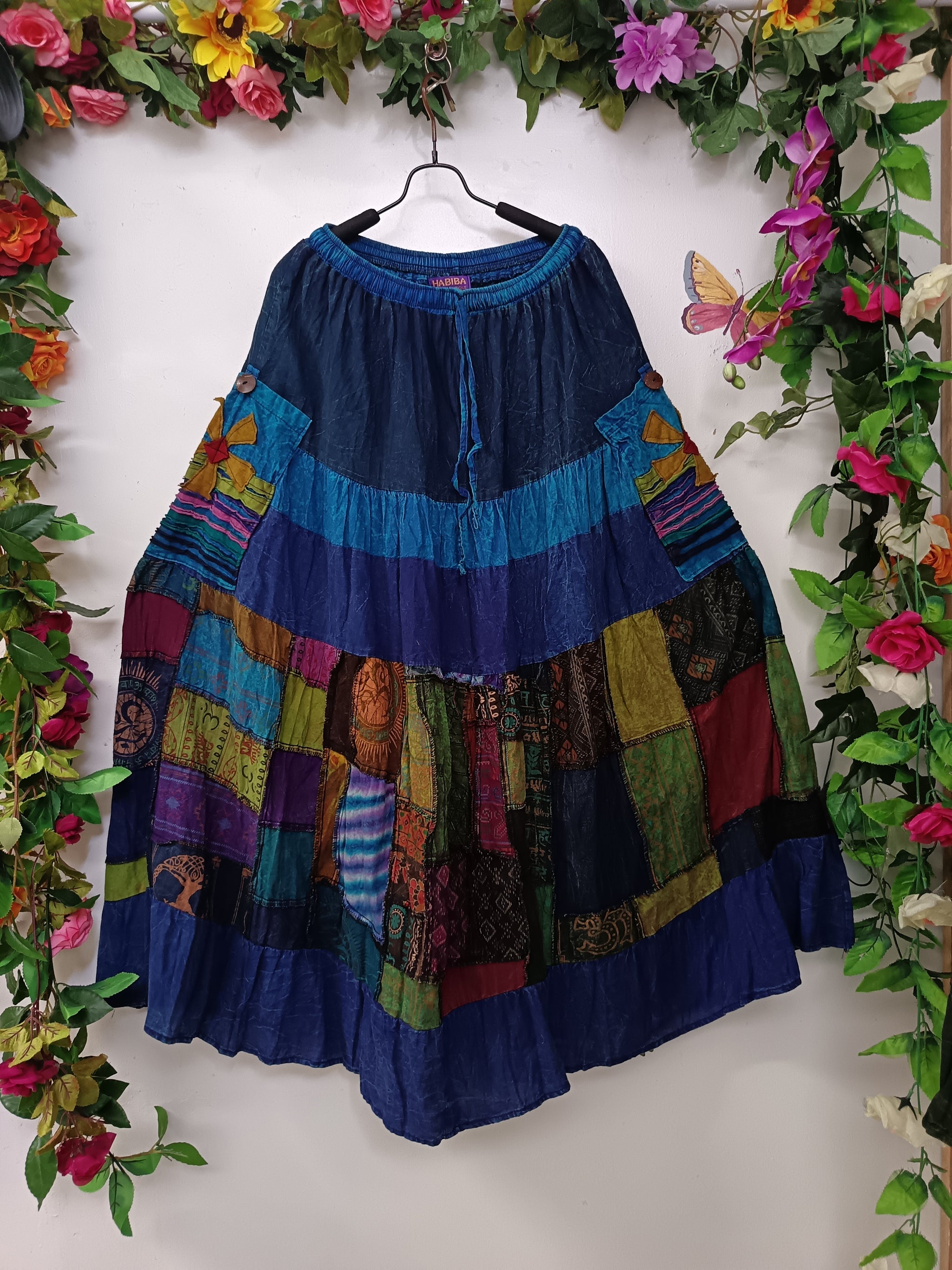 Cotton Patchwork Gypsy Skirts