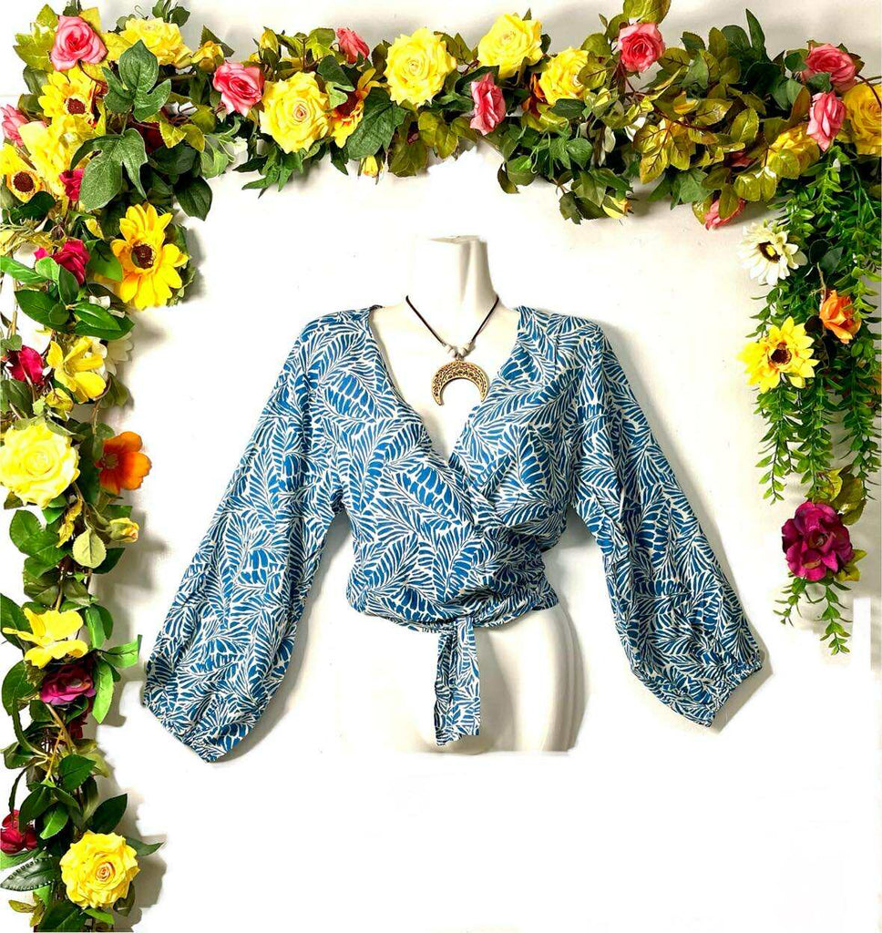 Tribal Muse Wrap Top