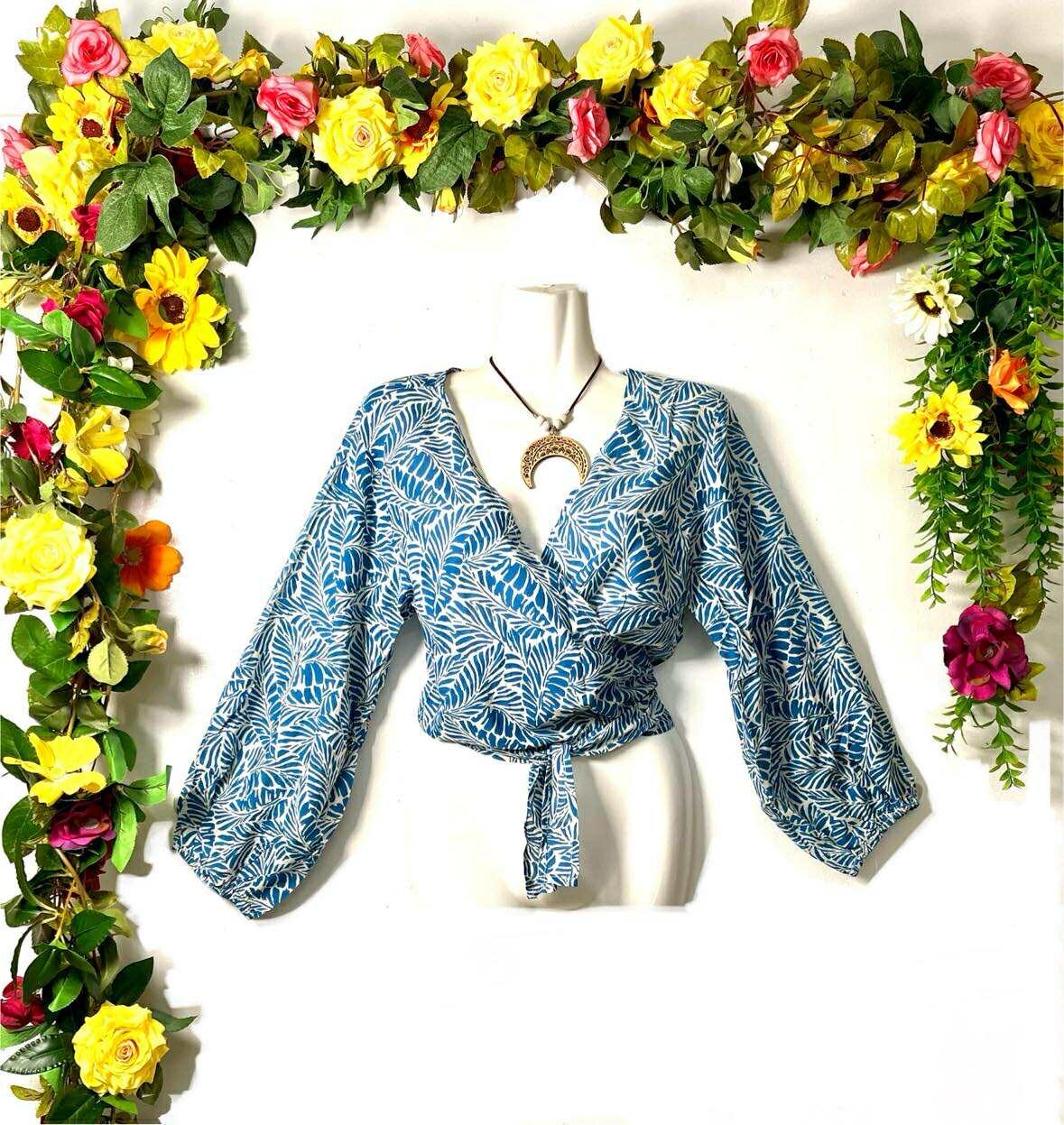 Tribal Muse Wrap Top