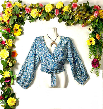 Tribal Muse Wrap Top