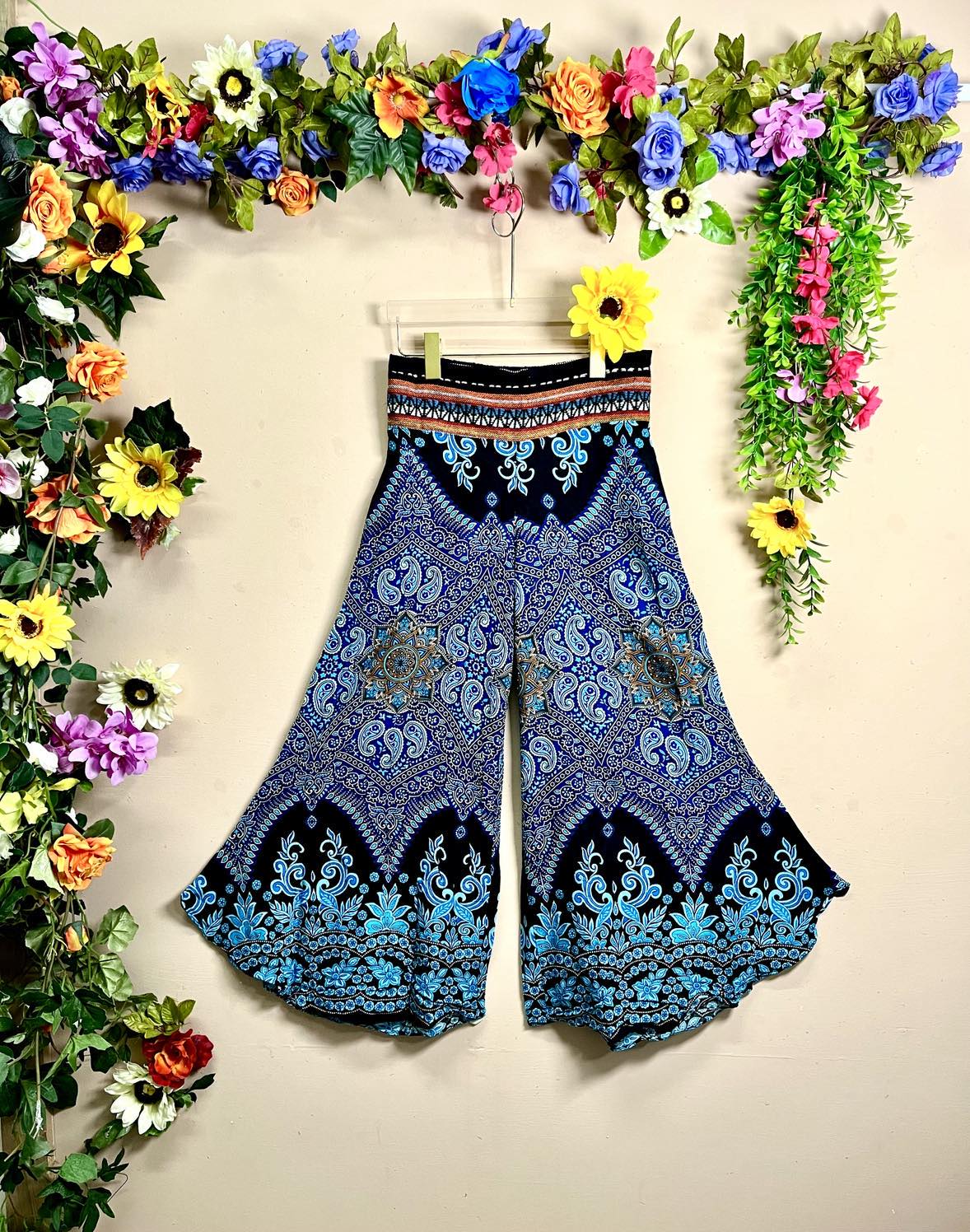 Thai Tribal Palazzo Pants