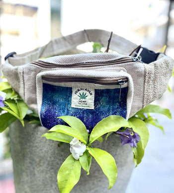 Tie-Dye Hemp Moon Bag