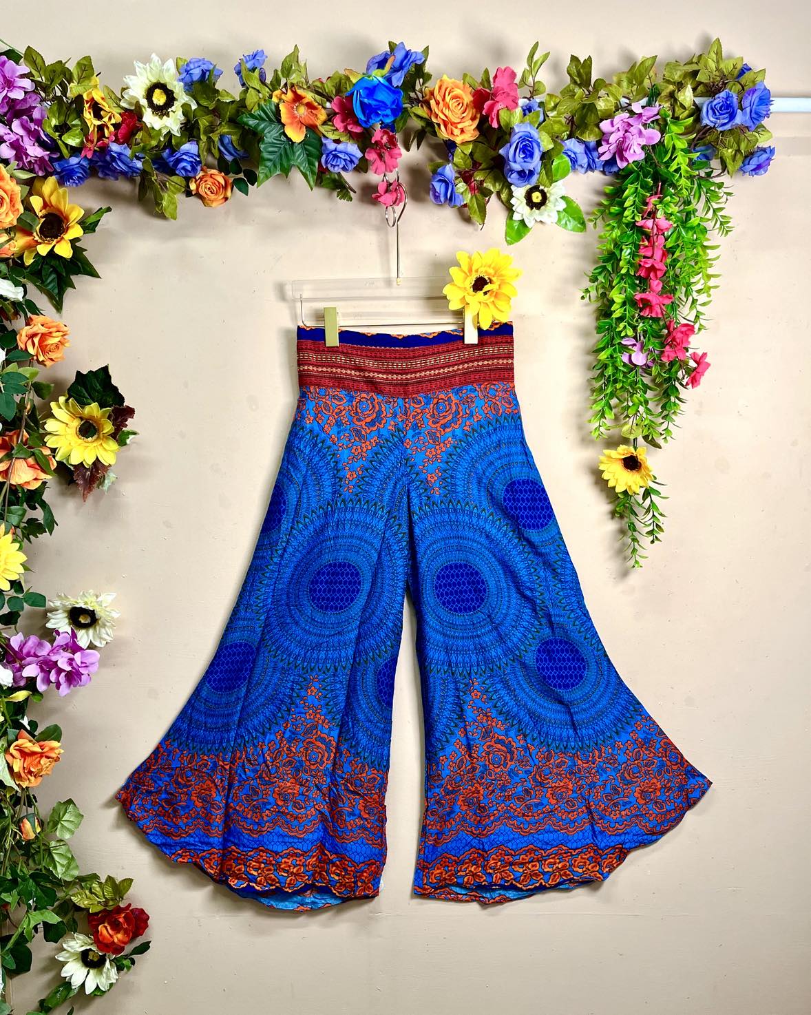 Thai Tribal Palazzo Pants