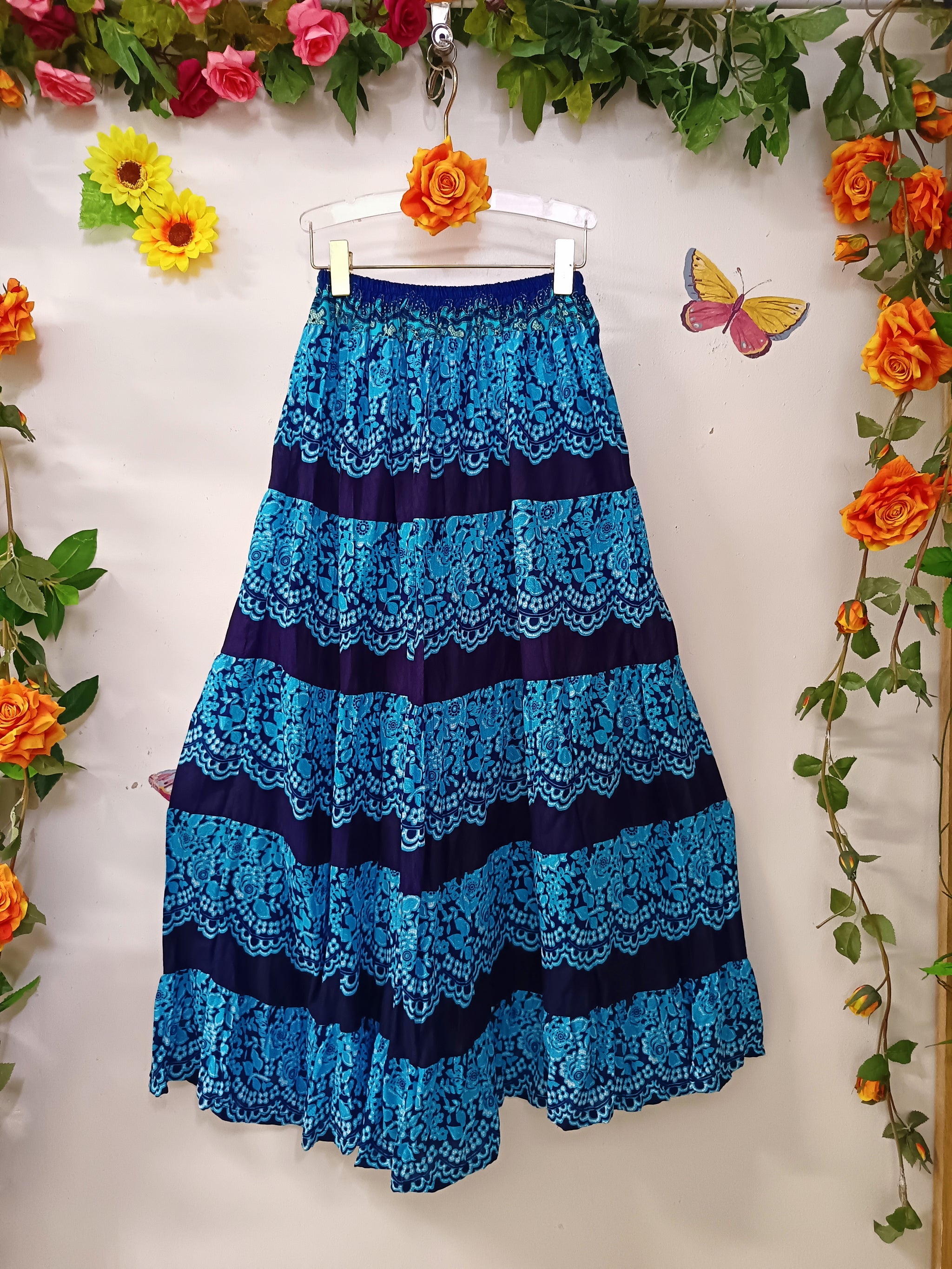 Thai Patchwork Gypsy Skirt