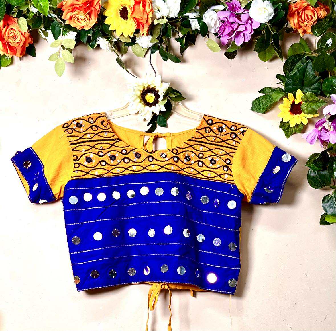 Boho Mirrorwork Two-Piece Set