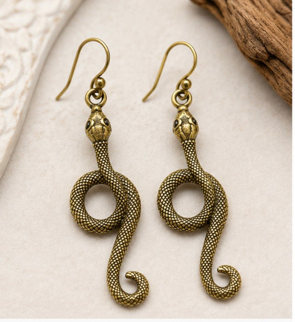 Sacred Serpent Earings