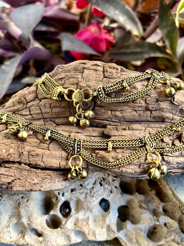 Brass Chain Anklet